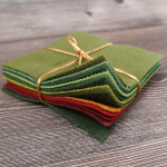 Precortado lanas 13 x 13cm navideño - Imagen 2