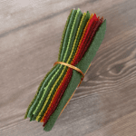 Precortado lanas 13 x 13cm navideño - Imagen 3