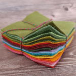 Precortado lanas 13 x 13cm multicolor - Imagen 2