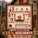 Kit quilt "My sweet home in the mountain" CON PATRONES
